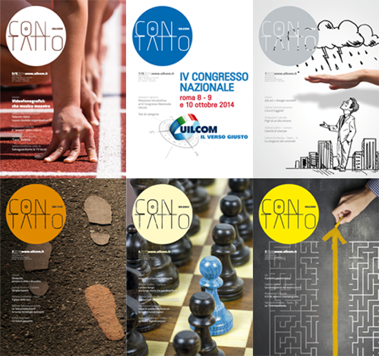 rivista Contatto per Uilcom